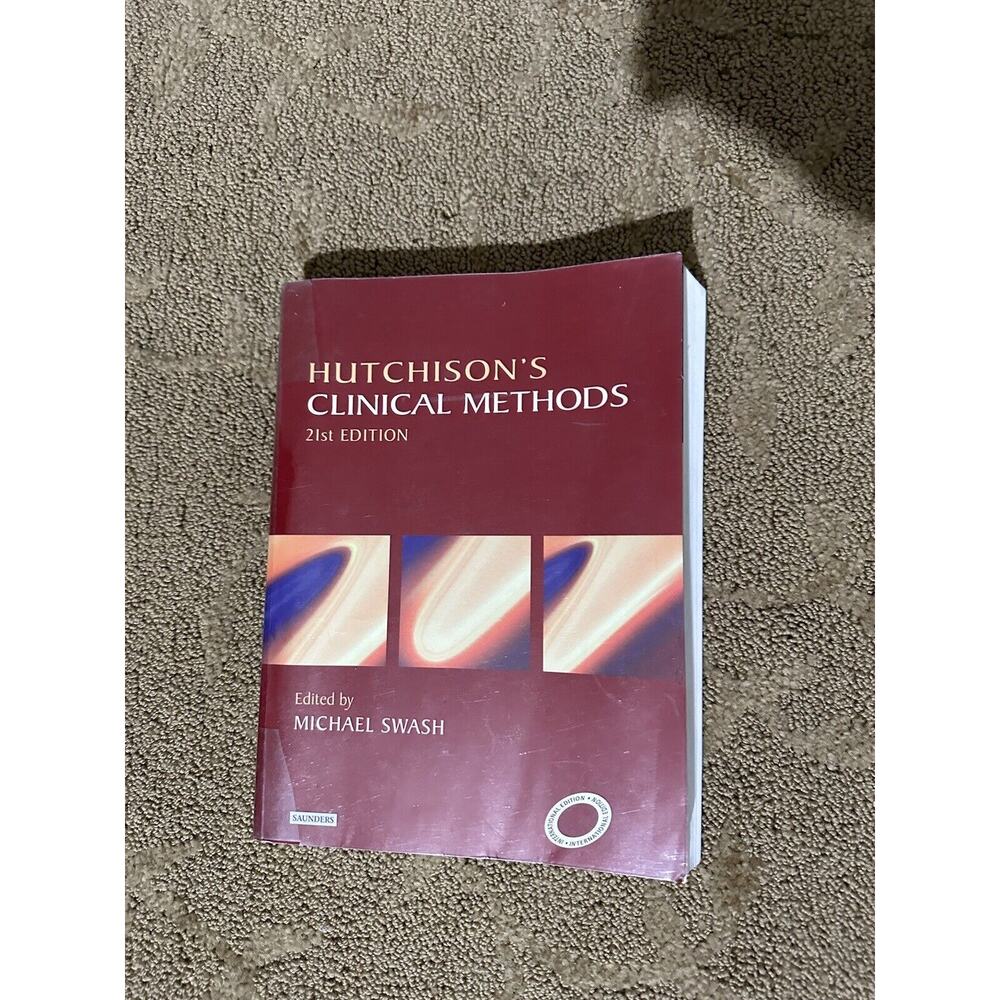 Hutchison's Clinical Methods - Paperback - GOOD Condition 2002 21st Edition